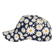 thumbnail image 5 of Daiia Daisy Floral print Baseball Cap Men Women Golf Dad Hat Adjustable Original Classic Low Profile Hat Unconstructed Plain Cap, 5 of 9