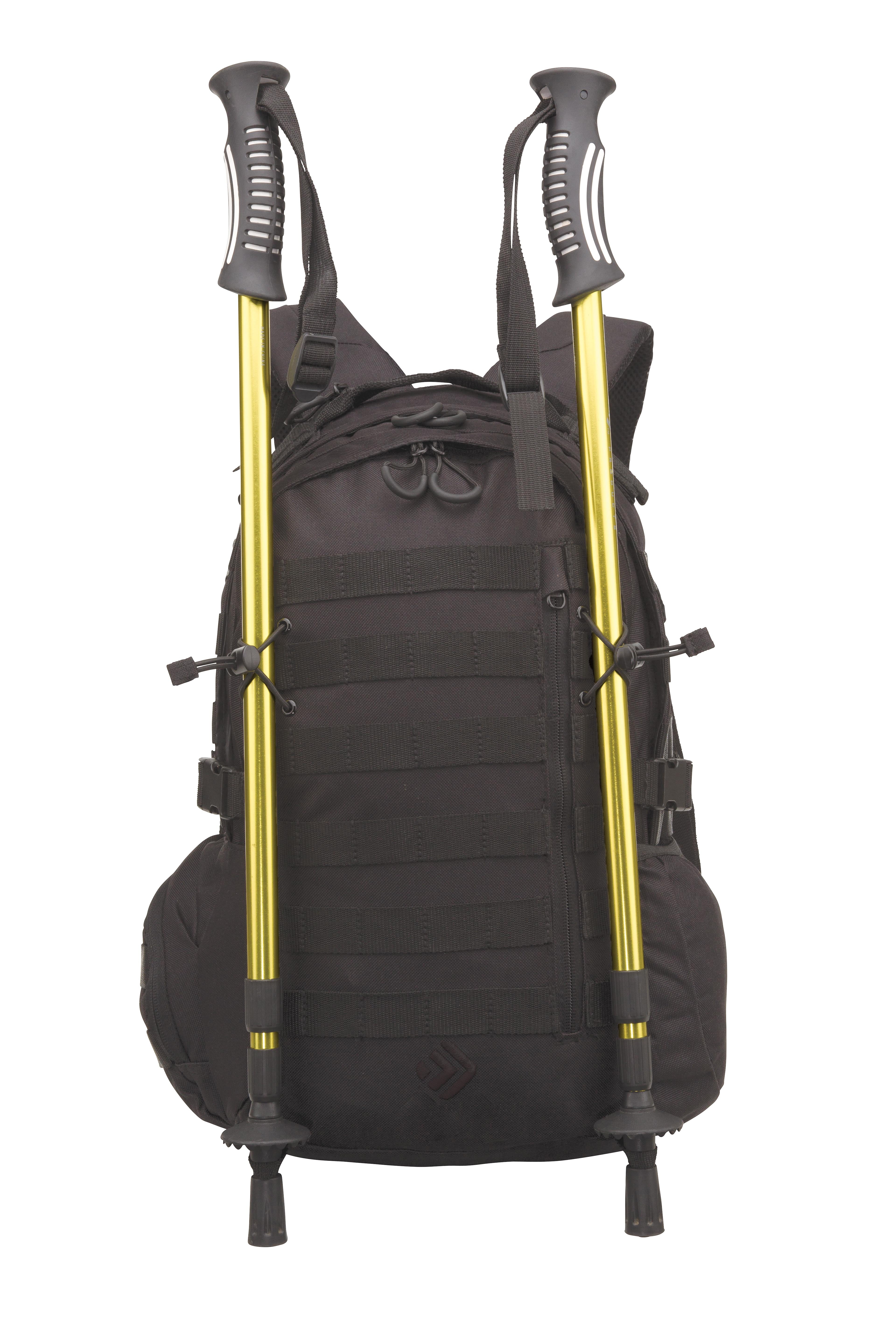 Outdoor Products Quest Adjustable Backpacking Backpack, 29L, Black