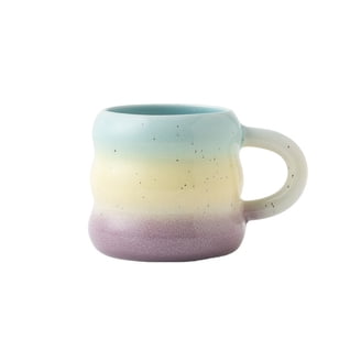 Seletti Procopia Fine Bone China Mug - Porcelain Cup With Gold Handle, Hybrid Design By CtrlZak
