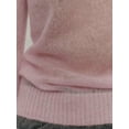 thumbnail image 6 of Women'S Basic Crewneck Sweater Long Sleeve Round Neck Pullover Pink S, 6 of 8