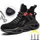 thumbnail image 2 of Zapatos de Seguridad Para Hombre Botas de Trabajo de Prueba de Terremotos y Pinchazos Zapatos de Protección de Cabeza y Dedo de Acero, 2 of 4