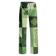 thumbnail image 3 of Fgvctg Womens Pajama Pants St. Patrick's Day Loungewear Sleepwear Wide Leg Pajamas Shamrock Clover Graphic High Waisted Pj Pants Stretch Spring Fall Drawstring Lounge Pants with Pockets Green S, 3 of 6