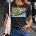 thumbnail image 4 of Retro Surfing A Wave Tapir TShirt, 4 of 6