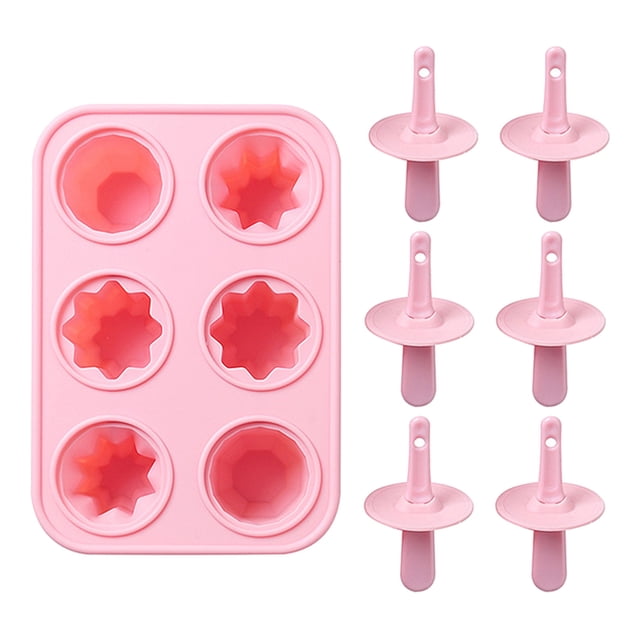 fsxdhpcsgfc 6 Cavity Ice Reusable Silicone For Kids And Adults Mini Dormitory Ice Maker Children DIY Model Ice Melt 40 Pound Bag Face Ice Cubes Ice Glass Bartenders Keep Form Funnel Bowls for Orb Ice