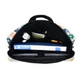 thumbnail image 5 of FORMRS 16" Laptop Bag Carrying Sleeve Case with Handle Travel Shoulder Briefcase, Green Floral, 5 of 8