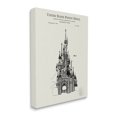 thumbnail image 3 of Stupell Industries Intricate Castle Blueprint Diagram Graphic Art Gallery Wrapped Canvas Print Wall Art, Design by Karl Hronek, 3 of 7