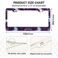 thumbnail image 3 of Coolnut Unicorn License Plate Frames 2pcs, Aluminum Universal Car License Plate Holder with Elliptical Hole for US Vehicles, 12"x 6", 3 of 7