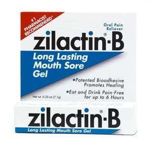 Zilactin-B Canker Sore Gel, 0.25Oz