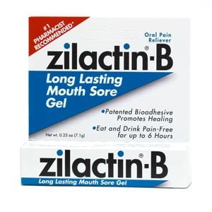 - Zilactin-B Canker Sore Gel, 0.25Oz