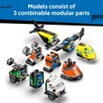 thumbnail image 6 of LEGO City Airplane, Service Truck & Hovercraft Remix Building Toy for Kids - Mix & Match Emergency Vehicle & Truck Toys for Pretend Play - Gift Idea for Boys & Girls, Ages 7+ - 60505, 6 of 8