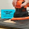 thumbnail image 5 of BLACK+DECKER Mouse 1.2 Amp Electric Detail Sander, (BDEMS200C), 5 of 13