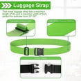 thumbnail image 5 of Luggage Strap 4 Pack - Carrying Straps Suitcase Belt Clip-on Baggage Suitcase Travel Accessories for Luggage (Green, Blue, Pink, Orange), 5 of 5