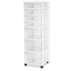 Sterilite 28348002 7-Drawer Home Drawer Storage Cart Container