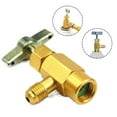 thumbnail image 2 of R134A Air Conditioning Refrigeration Tank Faucet Valve Bottle Opener Adapter, 2 of 10