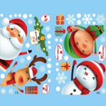thumbnail image 3 of Navidad copo de nieve ventana se aferra pegatinas de vidrio calcomanías de Navidad decoraciones vacaciones copo de nieve Santa Claus reno calcomanías para fiesta, 3 of 4