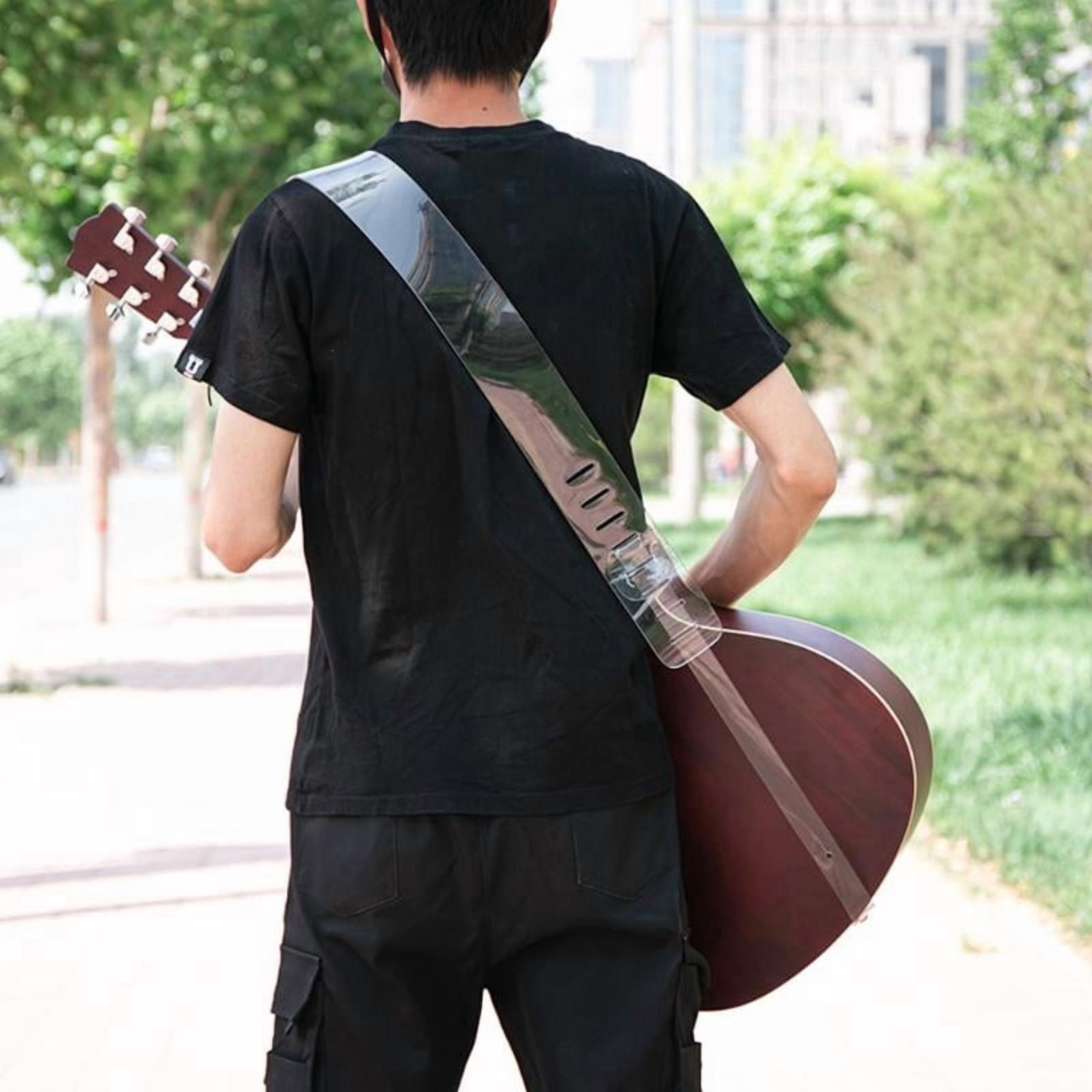 CEORPER Modern Styles Transparent Guitar Strap Adjustment Multicolor Guitar Strap
