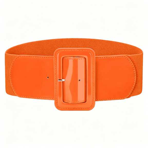 TELOLY Stretchy Wide Women Belts Elastic Vintage Belts for Women Fashion Ladies Waist Belt for Dress,Comfortable Women Wide Elastic Belt