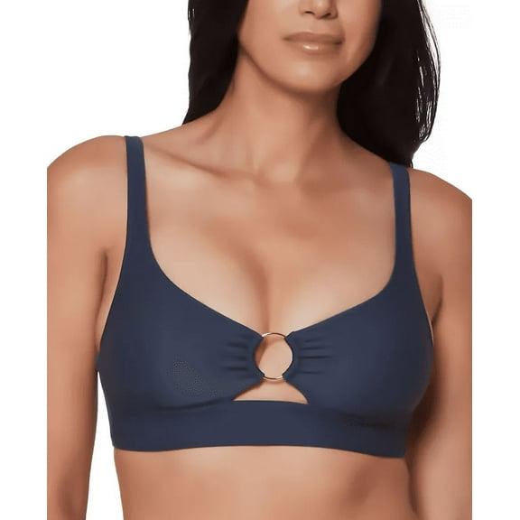 Bar III Womens Bikini Top Bathing Suit Square Neck Swimsuit Summer Swimwear New