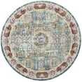thumbnail image 4 of SAFAVIEH Valencia Makayla Overdyed Polyester Runner Rug, Blue/Multi, 2'3" x 6', 4 of 8