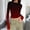 #0212-Red, variant on Uootdi Colorblock Long Sleeve Shirts for Women Round Neck Gradigent Slimming Fit Pullover Striped Casual Skinny Athletic Workout Tops Gift