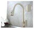 thumbnail image 1 of Kitchen Faucets Square Black Single Handle Pull Out Kitchen Tap Single Hole Swivel 360 Degree Rotation Water Mixer Tap ,Effortless Installation, 1 of 7