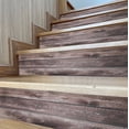 thumbnail image 4 of Calcomanías autoadhesivas para escaleras, 14 piezas de calcomanías de vinilo para decoración de escalones, madera, 4 of 5