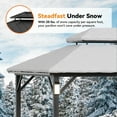 thumbnail image 4 of Modern Shade Horizon 10'x14' Hard Top Gazebo W/ Solar LED light, 4 of 7