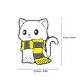 thumbnail image 3 of Cartoon Animal Alloy Brooch Personality Cute Little Turtle Small Meow Pin Badge Embellishments for Crafting Rhinestone And Brooches Shawl And Clips Mocking Jewelry Women Back for Boutonniere Dress Pin, 3 of 4