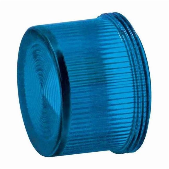 Siemens Pilot Light Lens, 30mm, Blue, Plastic, PK5 52RA4S5