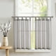 thumbnail image 1 of Cortinas de Cocina JINCHAN con Presillas, Lino 90cm Rayadas, 2 Paneles, 1 of 7