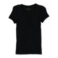 thumbnail image 1 of Aeropostale Camiseta básica sólida para mujer, negra, pequeña Aeropostale Camiseta básica, 1 of 2