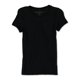 thumbnail image 2 of Aeropostale Camiseta básica sólida para mujer, negro, extragrande Aeropostale  Camiseta básica, 2 of 2