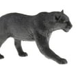 thumbnail image 3 of KLKCMS Figurines d'Animaux Mini Figurines Réalistes d'Animaux Jouet Peint à la Main Modèle Panther, 3 of 7