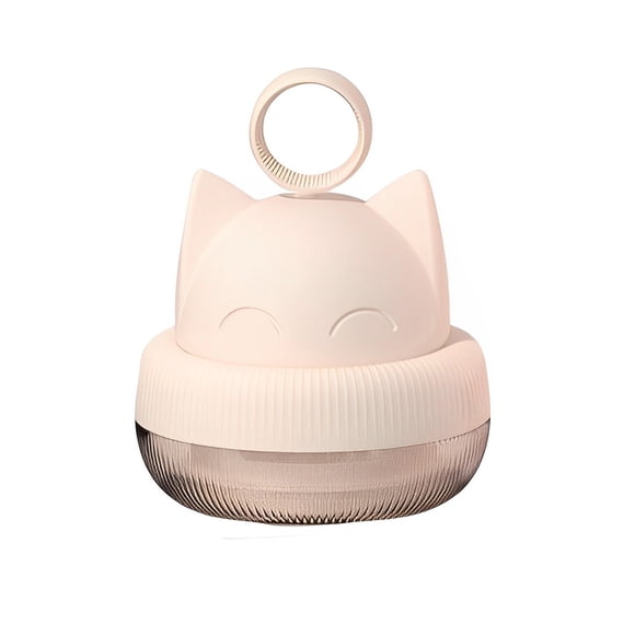 Yuarrent Removedor de pelo con forma de gato, recargable por USB, cortadora de acero inoxidable, botón antideslizante, accesorio para el hogar, manta, Electrodomésticos Albaricoque Yuarrent HA076111-03