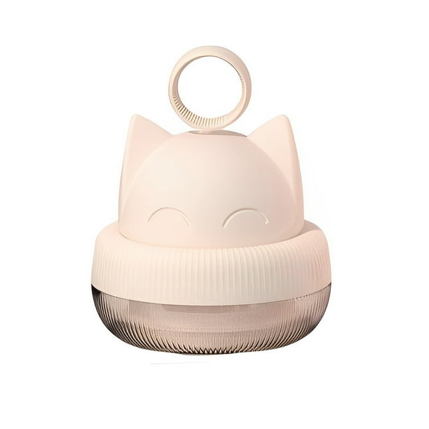 Yuarrent Removedor de pelo con forma de gato, recargable por USB, cortadora de acero inoxidable, botón antideslizante, accesorio para el hogar, manta, Electrodomésticos Albaricoque Yuarrent HA076111-03