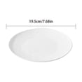 thumbnail image 4 of Xecvkr Plastic Dinner Plates Plastic Plate for Household Use Stylish Round Serving Plate for Everyday Meals Family Dining and Table Display,7.68in Black, 4 of 7