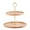 Beige#2, variant on Double-Layer Wooden Cake Stand | 2-Tier Dessert Display & Fruit Tray | Elegant Wood Color Home Decor for Parties & Dining
