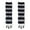 Bar black, variant on Women's Coral Fleece Cat Paw Pattern Kawaii Thick Warm Socks