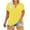 Yellow, variant on Pejock Womens Short Sleeve Casual T-Shirts V Neck Tops Tee Loose Comfy Tunic Blouse Lightweight Plus Size Tops Purple XXL (US Size:12)
