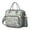 Grey-3, variant on Rustic Farmhouse Plaid Print Cooler Bag - Waterproof & Insulated Large Tote with Multi-Pocket for Parents, Fitness Lovers