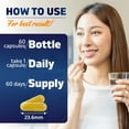 thumbnail image 3 of Vitamatic Berberine Supplement 500mg - 60 Vegetable Capsules - Made in the USA - Gluten Free - Non-GMO (3 Bottles), 3 of 10