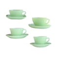 thumbnail image 3 of kusrkot 4Pcs 1:6 Mini Tea Cup and Saucers Set Furniture Toys for Dining Room Kitchen, 3 of 9
