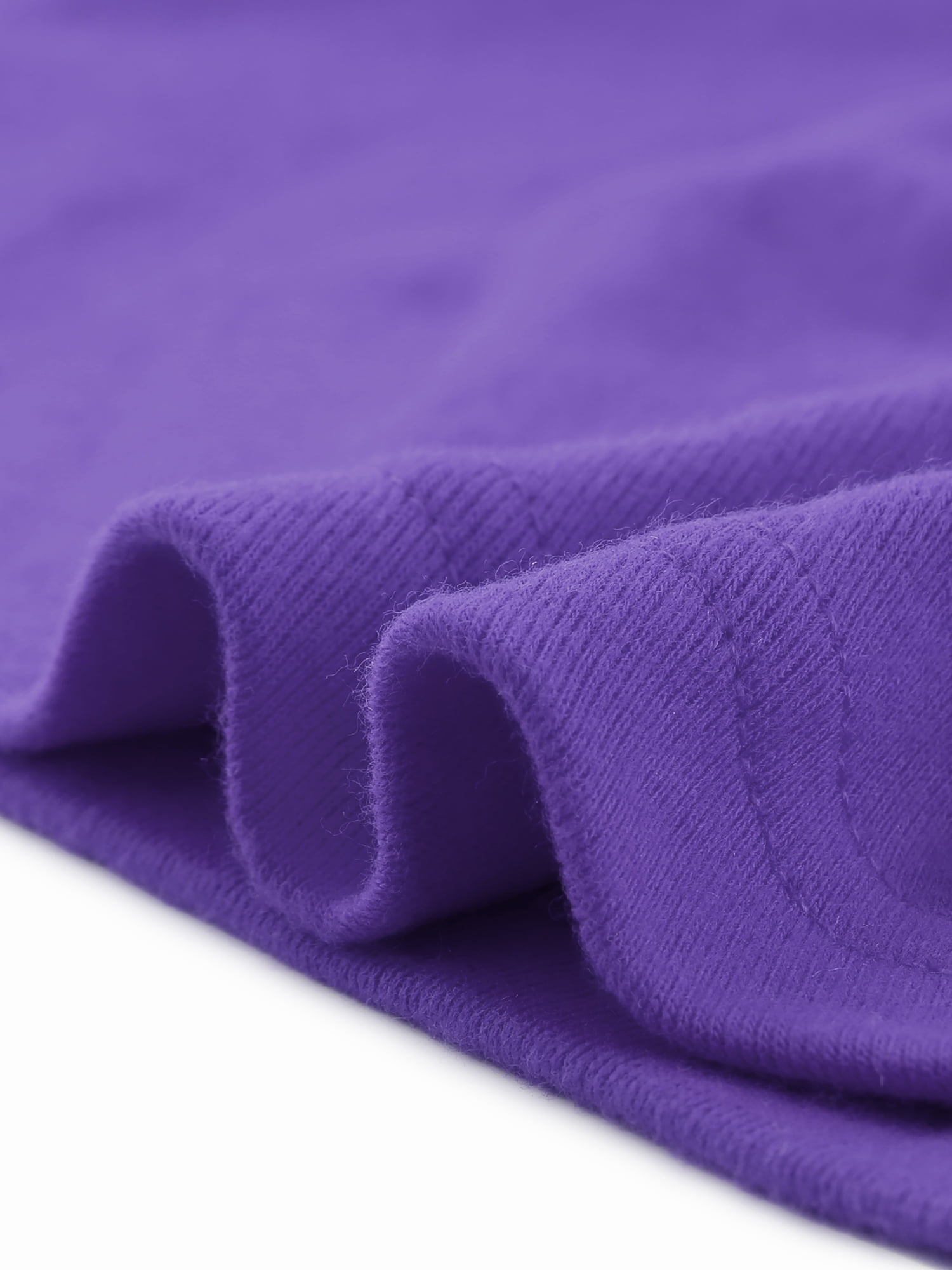 DARING DIVA V Neck Knitted Buttons Decor Ruched Blouse Top L Violet