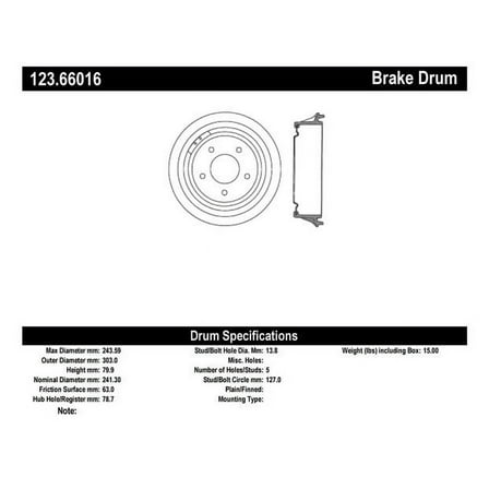 Brake Drum Fits select: 1995-2002 CHEVROLET ASTRO, 1985-2002 GMC SAFARI
