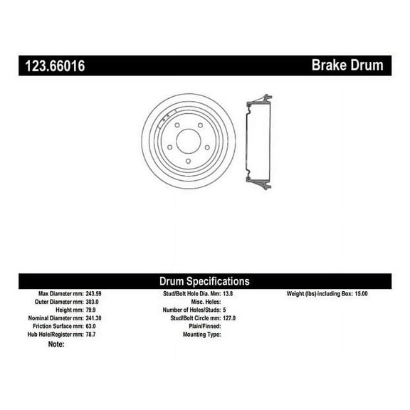 Brake Drum Fits select: 1995-2002 CHEVROLET ASTRO, 1985-2002 GMC SAFARI