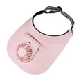 thumbnail image 2 of Roiihwy Hat with Fan, Visor Fan Hat USB Rechargeable Long-Lasting Battery Life, Sun Hat Summer Hat for Outdoor Fishing, Hiking Gardening, Pink, 2 of 6