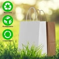 thumbnail image 3 of Eco-Friendly Large White Gift Bags, Highly Customizable Design for Every Occasion, Reinforced Twisted Handles for Better Load Capacity (Pack of 30), 3 of 8