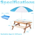 thumbnail image 2 of Anti - Corrosion Wood - Multifunctional Table Conversion - Backyard Parties / Provide Diverse Play Options, 2 of 6
