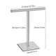 thumbnail image 4 of 2X Soporte para Toallas de Mano para Tocador de BañO, Toallero de Pie de Acero Inoxidable, Barra para Toallas para BañO, Plateado, 4 of 5