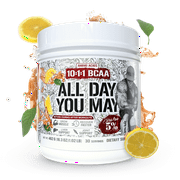 5% Nutrition Rich Piana AllDayYouMay BCAA Powder Supplement, Premium Intra & Post Workout Amino Acids, Hydration, Endurance, Muscle Recovery, Joint & Liver Support 16.9oz (Southern Sweet Tea)
